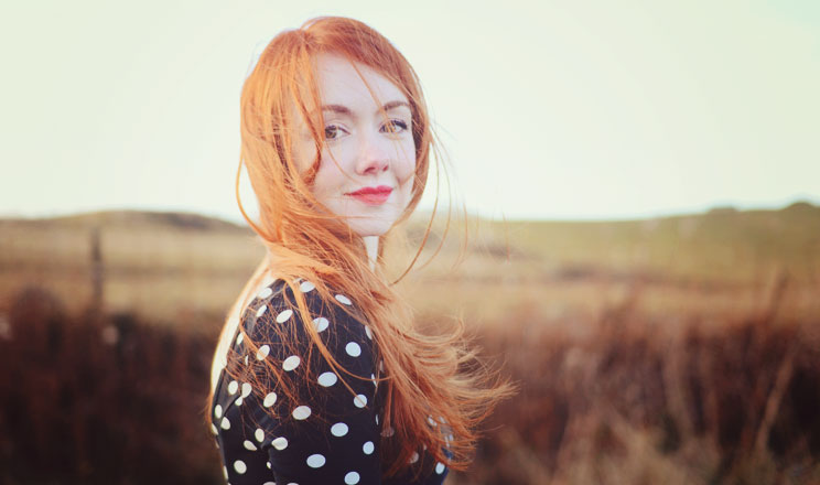 girl Scottish redhead
