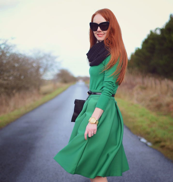 OUTFIT | Green and gold ⋆ Forever Amber | UK fashion, lifestyle and ...
