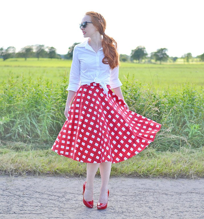 Red Gingham Skirt Day, 2016 ⋆ Forever Amber | UK fashion, lifestyle and ...